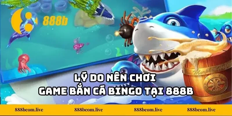 Lý do nên chơi game bắn cá Bingo tại 888b